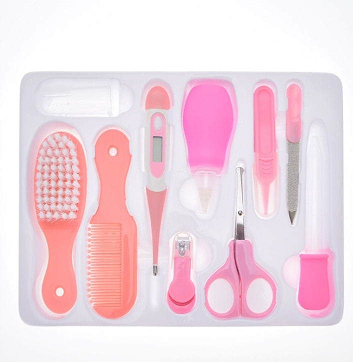 Maternal and Infant Thermometer Feeding Nasal Nasal Care 10 Piece Set Baby Manicure Clamp Nail Clipper Set Maternal and Infant Thermometer Feeding Nasal Nasal Care 10 Piece Set Baby Manicure Clamp Nail Clipper Set